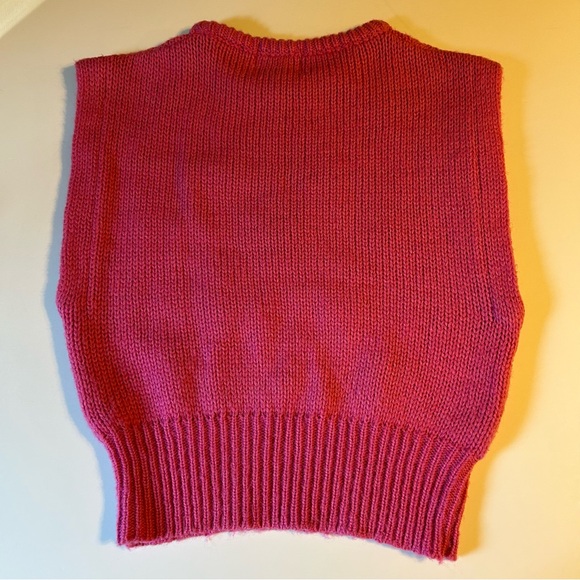 Vintage Spice of Life sweater vest women’s medium Cable Knit preppy retro look‎ - Picture 5 of 10